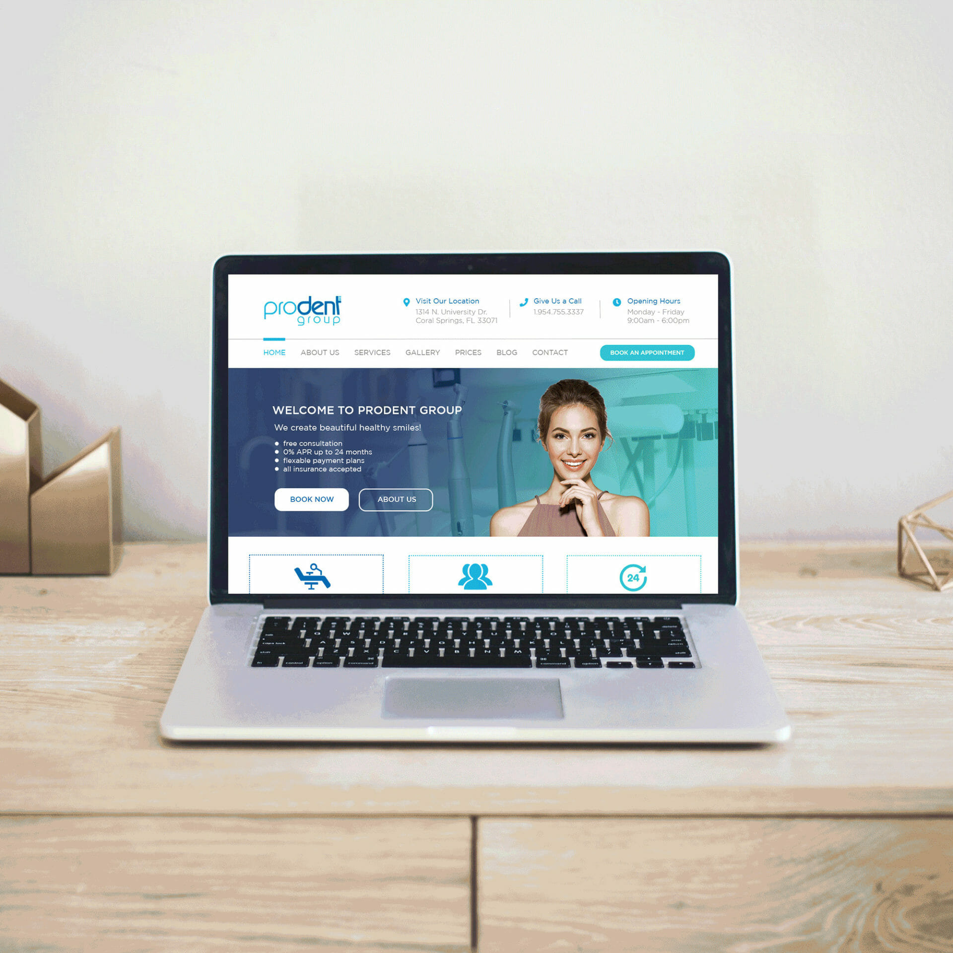 Dentist Website Design graphic